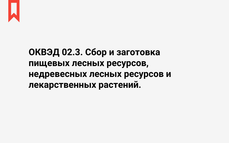 Изображение: Сбор и заготовка пищевых лесных ресурсов, недревесных лесных ресурсов и лекарственных растений